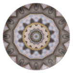 Placa gris del engranaje plato