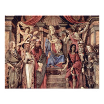 Placa principal del Altarpiece: Madonna Enthroned  Comunicados Personales