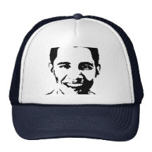Placas de identificación de Barack Obama Gorro De Camionero