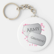Placas de identificación de la novia del ejército llaveros personalizados