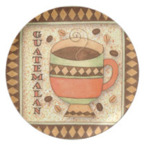 placas del café platos