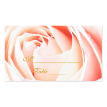 Placecards color de rosa rosado elegante plantillas de tarjetas de visita