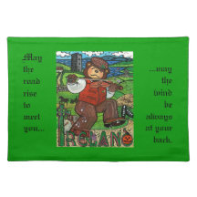 Placemat de bendición irlandés mantel