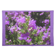 Placemat floral manteles