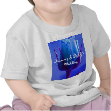 Placer color de rosa azul camisetas
