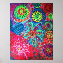 Placer de la pintura del soplo posters