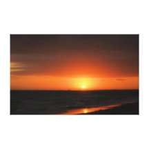 Placer de la salida del sol impresiones de lienzo