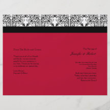 Placer del damasco en programa rojo del boda del e tarjetas publicitarias
