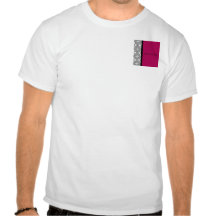 Placer del damasco en rojo del Cherrystone Camiseta