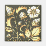Placer floral de la joya iman de nevera
