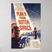 Plan 9 del espacio exterior poster