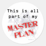 Plan maestro etiquetas redondas