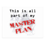 Plan maestro tarjeta postal