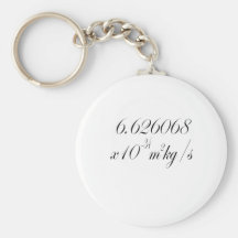 Planck constant sleutelhanger