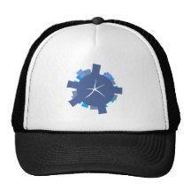 Planet Wolkenkratzer sky scraper Retrokult Cap