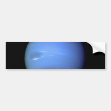 Planeta de Neptuno en nuestra Sistema Solar Pegatina De Parachoque