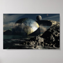 Planeta del océano poster