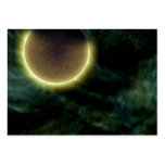 Planeta extranjero de la galaxia de Digitaces en n Tarjetas De Visita