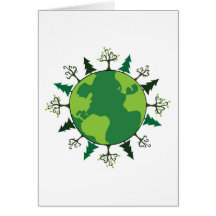 Planeta verde tarjetón