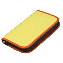 Planificador amarillo-naranja del día de las pasti