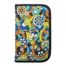 Planificador en folio retro enrrollado de Flowers&