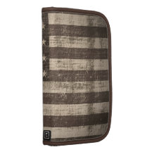 Planificadores del folio de la bandera americana d