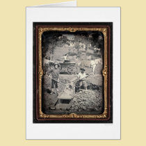 Plano español, 1852 de José Blaney Starkweather tarjetas