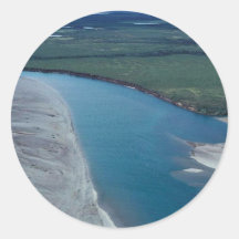 Planos del río de Noatak - visión aérea Pegatinas