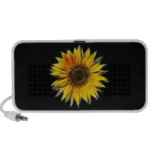 Planta amarilla de la flor de Sun del girasol Altavoces De Viaje