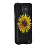 Planta amarilla de la flor de Sun del girasol Samsung Galaxy S2 Funda