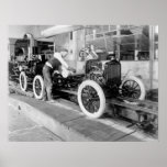 Planta de fabricación auto, los años 20 poster