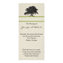 Plantación del roble en programa verde del boda lona personalizada