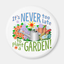 Plante un jardín imán para frigorífico