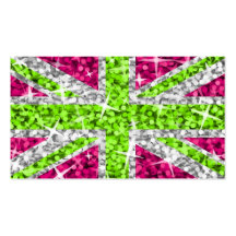 Plantilla BRITÁNICA de la tarjeta de visita de la 