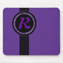Plantilla con monograma de Mousepad
