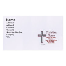 Plantilla cristiana de la tarjeta de visita de la 