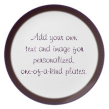 Plantilla de dos filos púrpura/roja de la placa plato de comida