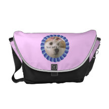 Plantilla de la foto del mascota de Blue Ribbon Bolsas De Mensajería