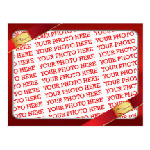 Plantilla de la foto del navidad postales