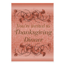 Plantilla de la invitación de la cena de la acción