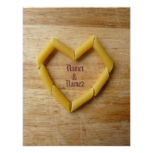 Plantilla de la invitación del amor de Penne