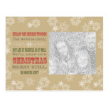 Plantilla de la postal del navidad