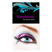 Plantilla de la tarjeta de visita de las extension