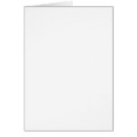 Plantilla de la tarjeta en blanco