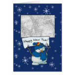 ¡Plantilla de la tarjeta - Feliz Año Nuevo!