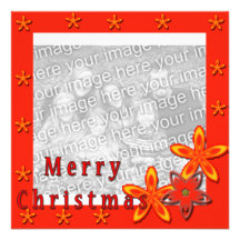 Plantilla de las Felices Navidad Invitación Personalizada