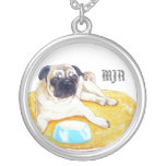 Plantilla de las iniciales del collar - perro del 