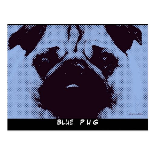 Plantilla de las postales, perro azul del barro am