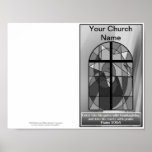 Plantilla del amo del boletín de la iglesia de Rep Poster