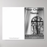 Plantilla del amo del boletín de la iglesia de Rep Posters